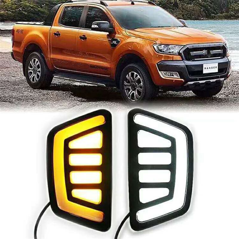 Ford Ranger 2015 ~ 2017 дневное освещение, Ford Ranger 2015 ~ 2017 Girlle с светодиодными лампами